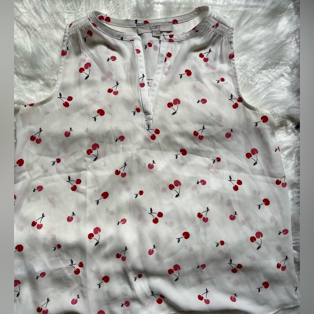 Ann Taylor Loft White Top